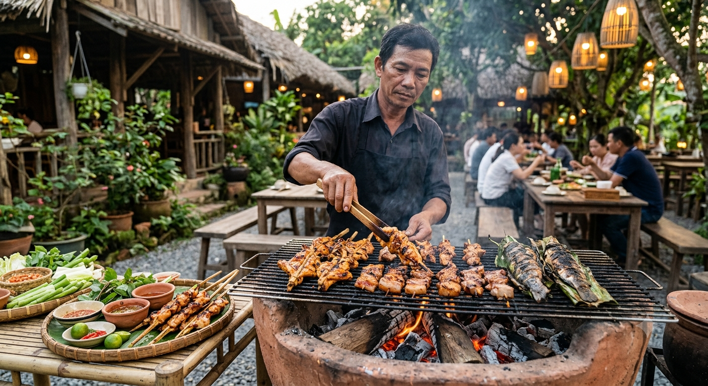 Đặc sản món nướng hấp dẫn